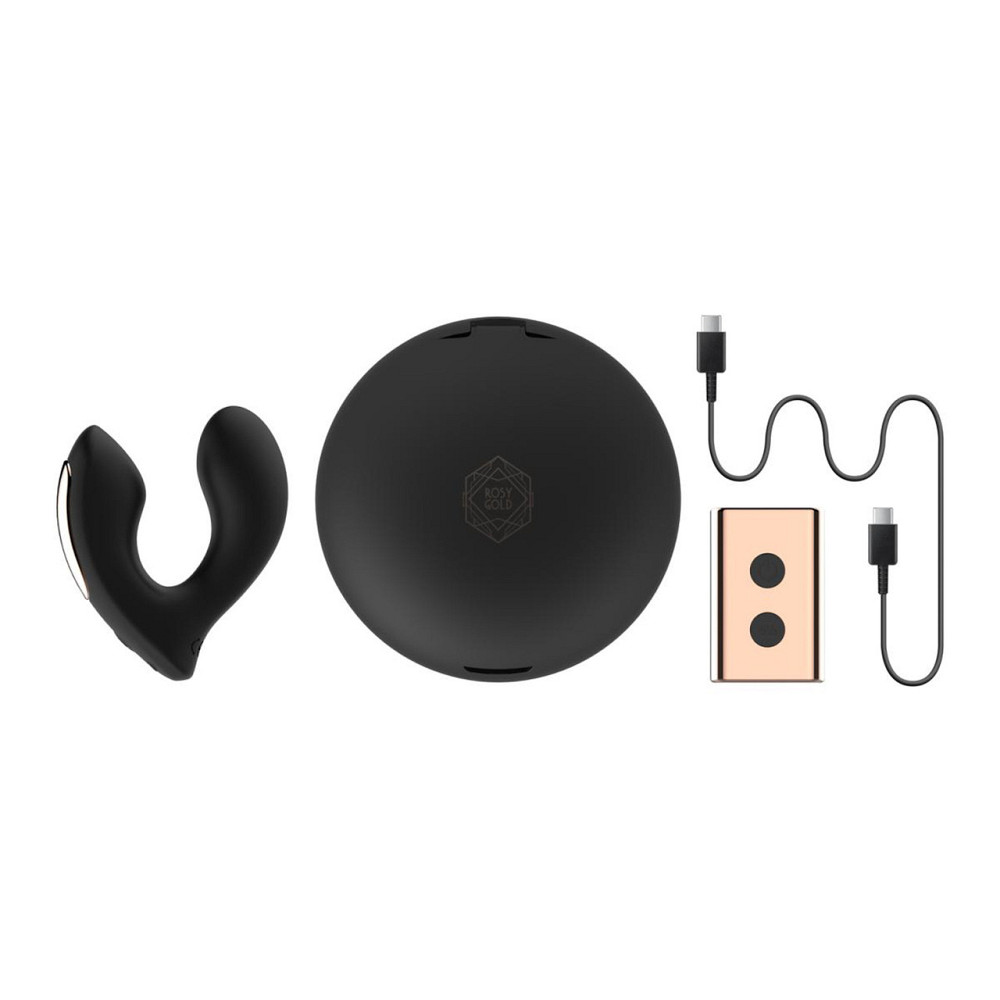 Вібратор Rosy Gold – Wearable Vibrator with Luxury Charging Case – Black Sex Aura Київ - фото 2