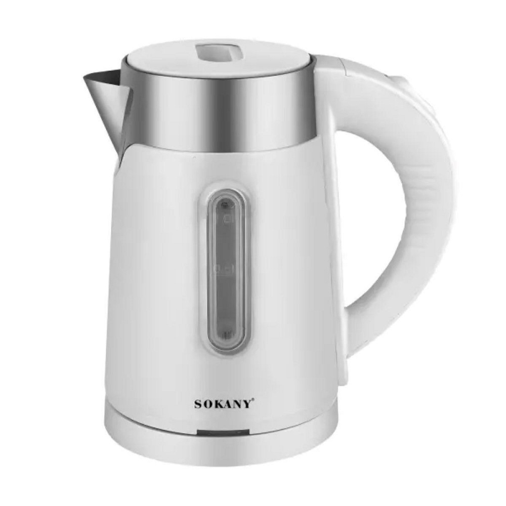 Електрочайник Sokany SK-0808 1200W Білий Київ - фото 1