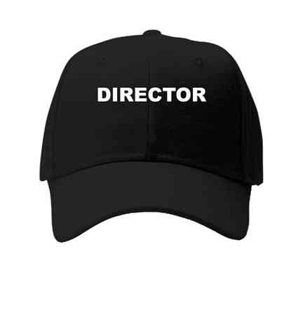 Кепка/Бейсболка з принтом DIRECTOR Білий Чернівці