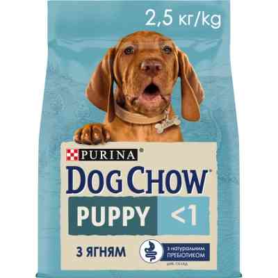Сухий корм для собак Purina Dog Chow Puppy Lamb зі смаком ягняти 2.5 кг (7613034488657) Вінниця