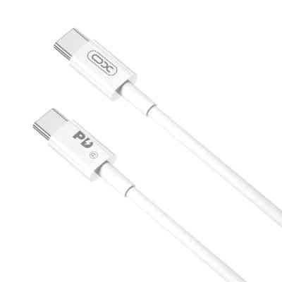 Дата кабель USB-C to USB-C 2.0m 100W white XO (CB-Q100-2CC) Винница