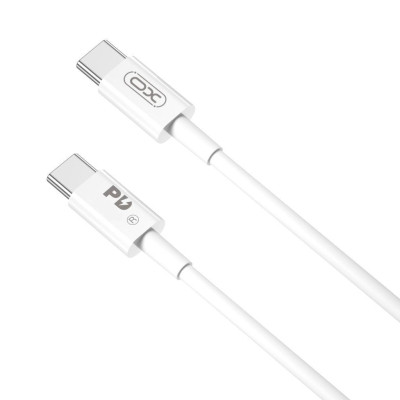Дата кабель USB-C to USB-C 2.0m 100W white XO (CB-Q100-2CC) Вінниця - фото 1