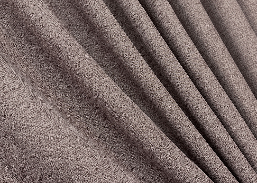 Комплект готовых штор VR-Textil Лен ALORA-TON № 1878ш Пудровый 125х290см 2 шт (39-0027) Киев - изображение 6
