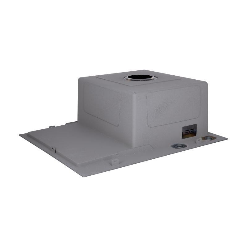 Мойка для кухни с нержавеющей стали интегрированная Lidz Handmade H6350BL Brushed Black PVD (3/1 мм) черная Киев - изображение 5