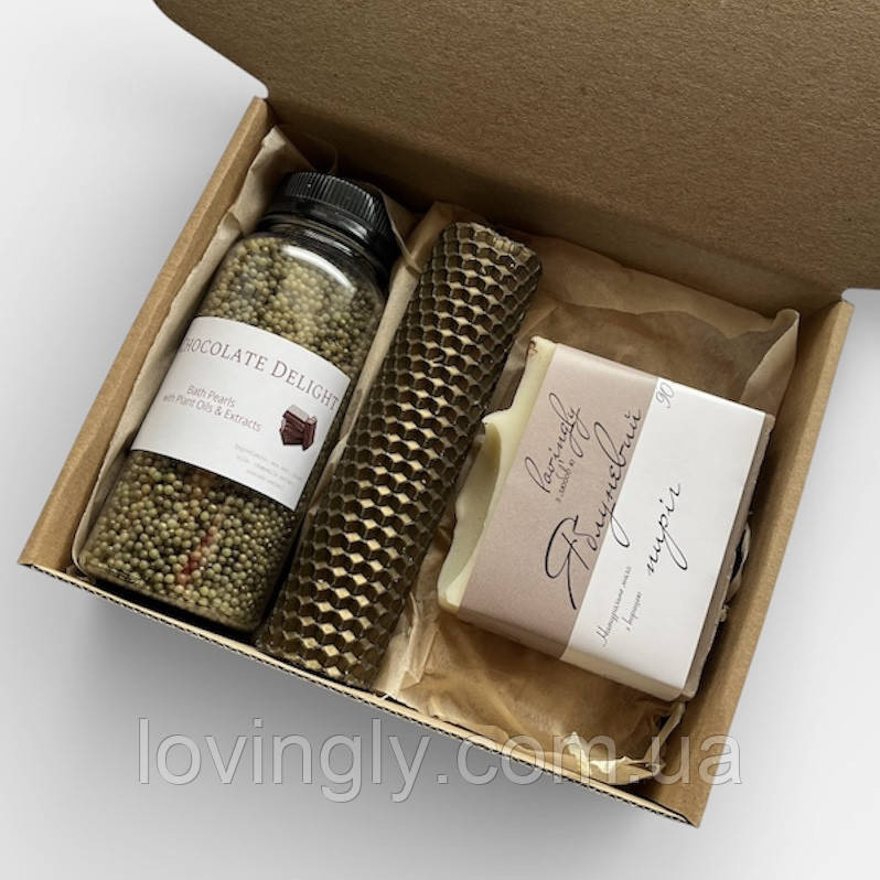 Мини подарочный бокс комплимент- жемчужины для ванны, мыло, свеча ручной работы Ирпень - изображение 10