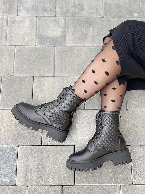 Без бренда Черевики жіночі ARLEN БК-Дайвинг/1 чорні (зима, шкіра натуральна) (4842) 36-39 39 Коломия - фото 1