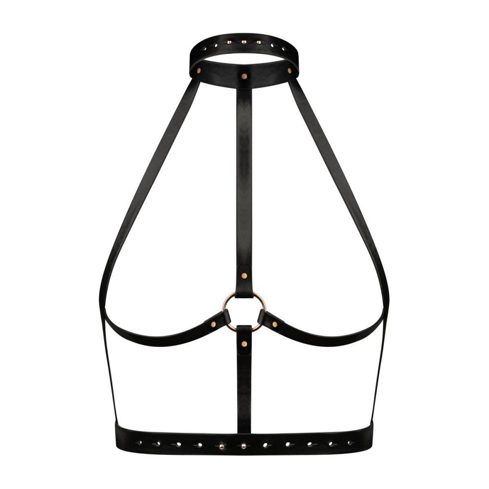 Портупея Rosy Gold - Body Harness - Black Sex Aura Киев - изображение 3