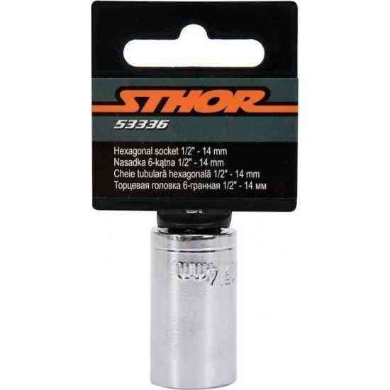 Головка торцевая 6-гранная STHOR: квадрат 1/2, 14 мм Харьков
