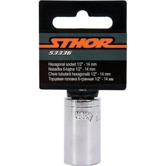 Головка торцевая 6-гранная STHOR: квадрат 1/2, 14 мм Харьков - изображение 1