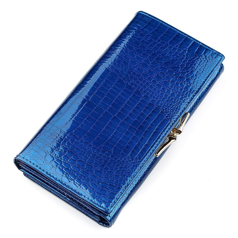 Гаманець жіночий ST Leather 18394 (S3001A) місткий Синій Київ - фото 9