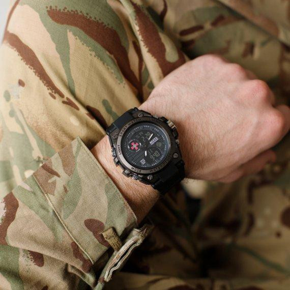 Чоловічий наручний годинник Besta Tattoo ЗСУ (Чорний) Вінниця - фото 9