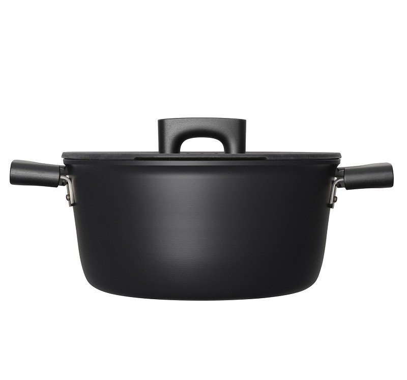 Кастрюля 3,5л fiskars hard face hardtec superior ø 22 см, черная (1020875) Нововолынск - изображение 2