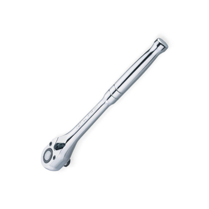 Тріска з квадратом 1/4" 36 зубів 131 мм CrV метал. ручка Мукачево - фото 1