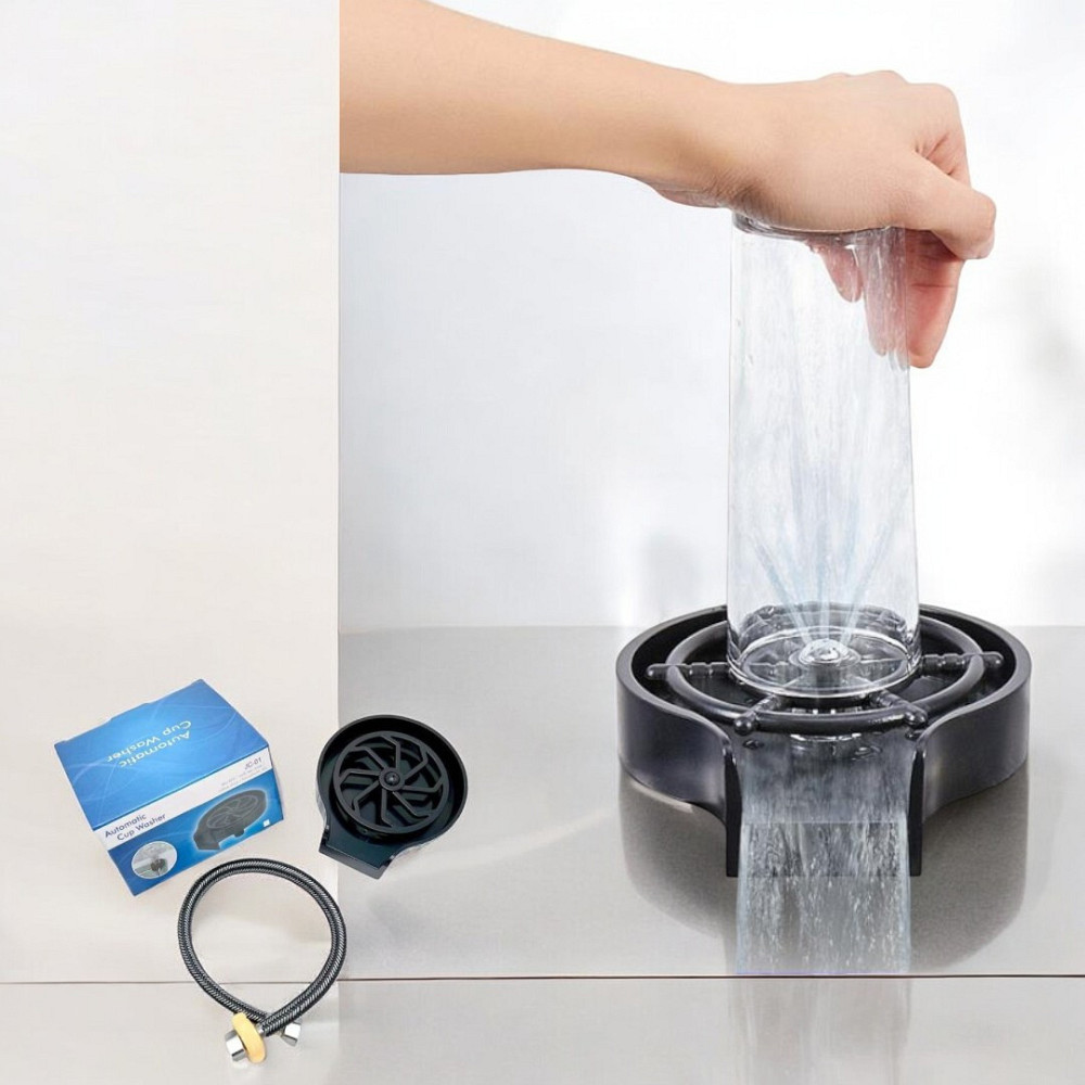 Кухонная мойка для стаканов и кружек / Ополаскиватель в кухонную раковину для бокалов Одесса - изображение 5