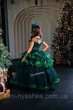 Зелене пишне плаття 128-140 Кривий Ріг
