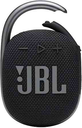 Портативная Bluetooth колонка JBL Clip 4 черная водонепроницаемая IP67 с карабином до 10 часов Киев