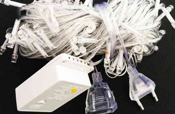 Світлодіодна декоративна гірлянда Роса 100 Led 10 м різнобарвний Київ