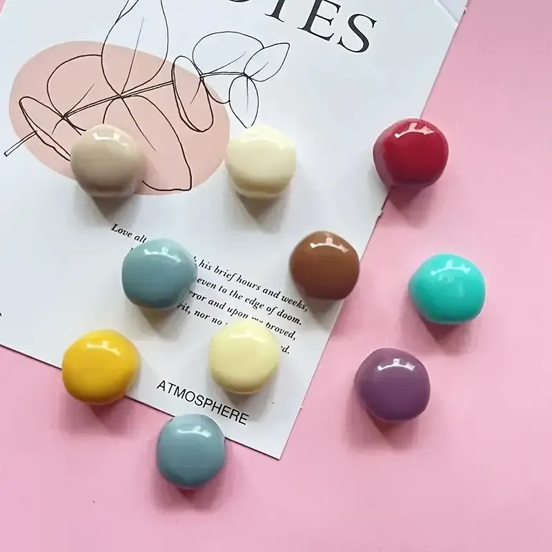 Набор цветных магнитов на холодильник – круглые декоративные, 10 шт Киев - изображение 4