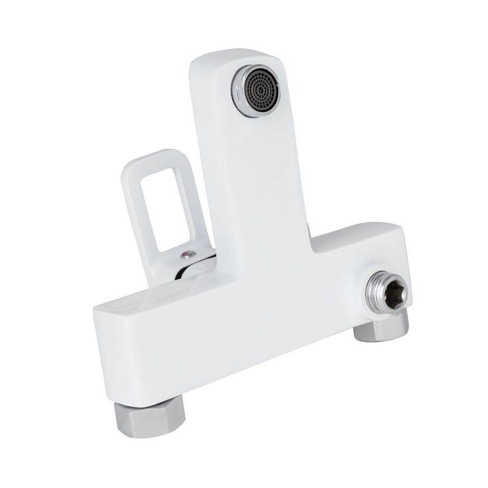 Змішувач для ванни Lidz Wawel 006 (з душовим гарнітуром) (k35) LDWAW006WHI45398 White Київ - фото 3