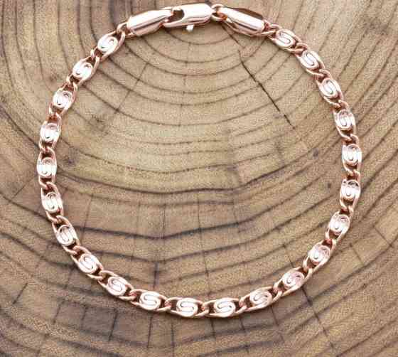 Браслет Xuping Грецький плоский 41446, довжина 21см, ширина 4мм, позолота РО Київ