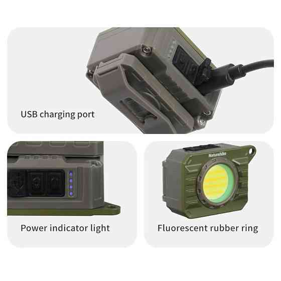 Ліхтар наключний Naturehike CNK2450ZM014, бежевий Киев