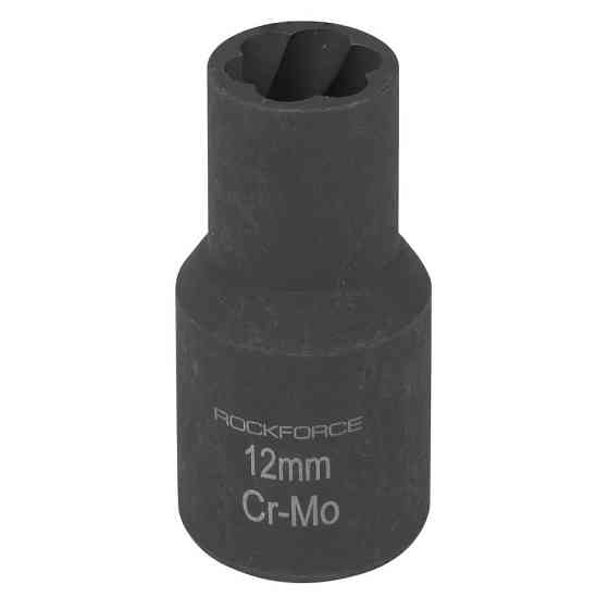 Головка-екстрактор для пошкоджених болтів / гайок 12мм * 50мм 1/2" ROCKFORCE RF-90612 Одеса