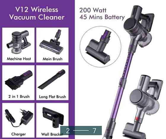 Безпроводной Аккумуляторный Пылесос: Pro Max V14. Киев