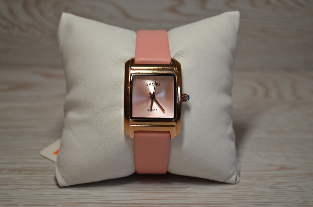 Женские классические часы Skmei 1432 (Розовые) Винница - изображение 7