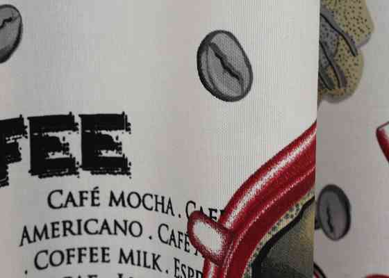 Комплект готових фото-штор VR-Textil Coffee-House № 1496ш Різнобарвний 150х275 см 2 шт (33-0395) Київ