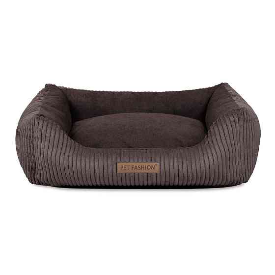 Лежак Pet Fashion DEVID для собак шоколадний 62*50*19 Киев