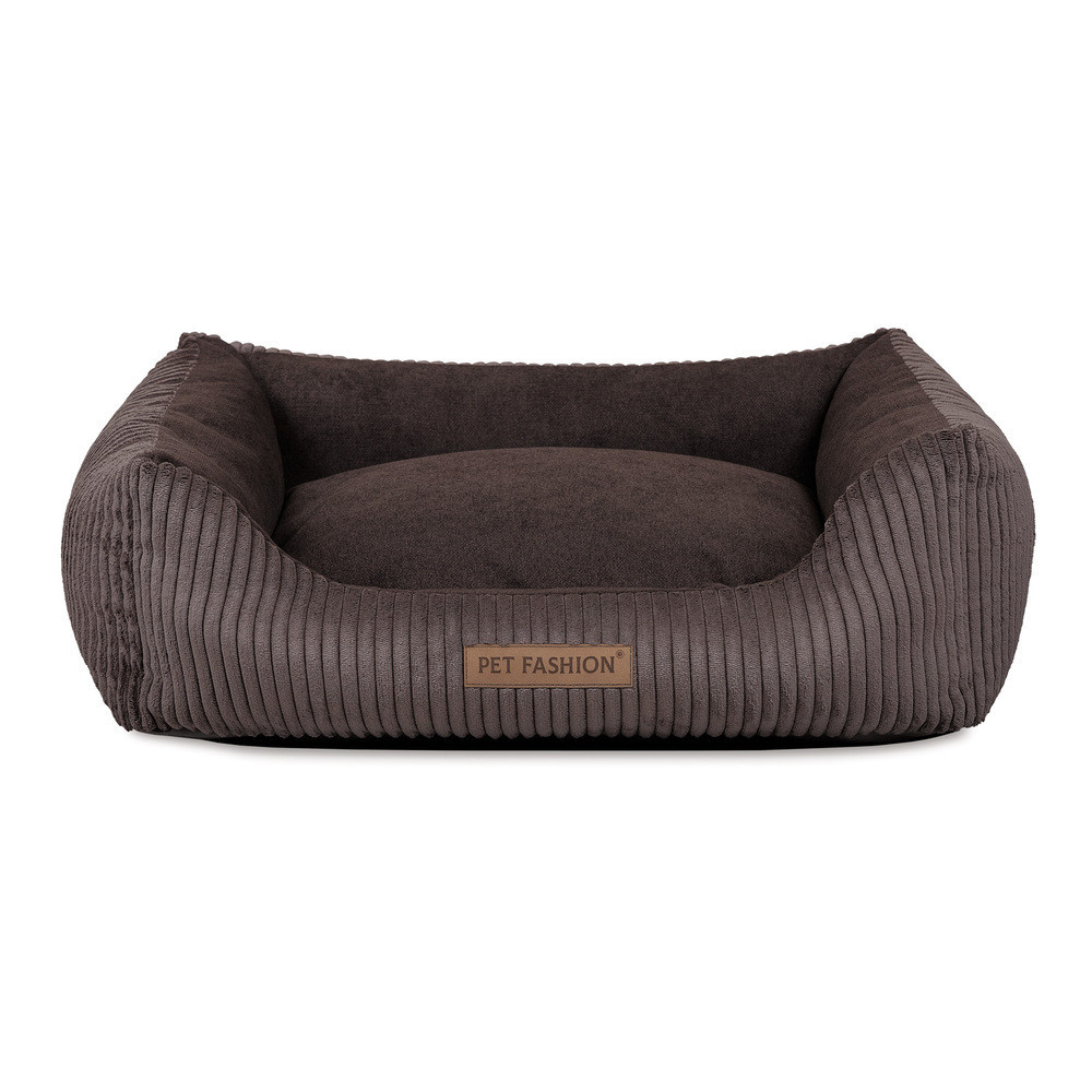 Лежак Pet Fashion DEVID для собак шоколадний 62*50*19 Киев - изображение 2