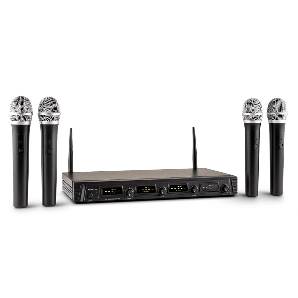 Duet Quartet Fix V1 4-канальний набір бездротових мікрофонів УВЧ Дальність дії 50 м 4 ручні мікрофони Рівне - фото 1