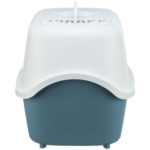 Туалет-домик Trixie Vico для кошек, с полупрозрачным верхом 40 х 40 х 56 см голубой/белый Киев - изображение 8