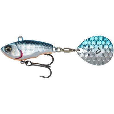 Блесна Savage Gear Fat Tail Spin 55mm 9.0g Blue Silver (1854.44.04) Винница - изображение 1