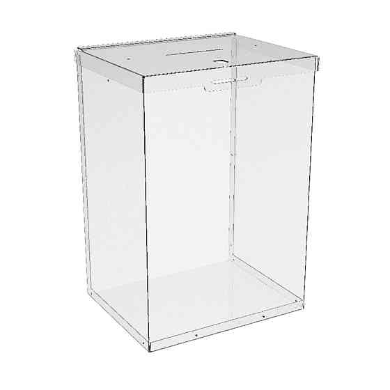 Ящик EKOSTAR с замком для пожертвований и сбора денег 250x200x360. Объем 18 литров Киев