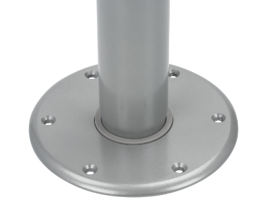 Набір Круглий Стіл Зі Стійкою Колір Сірий Київ - фото 3