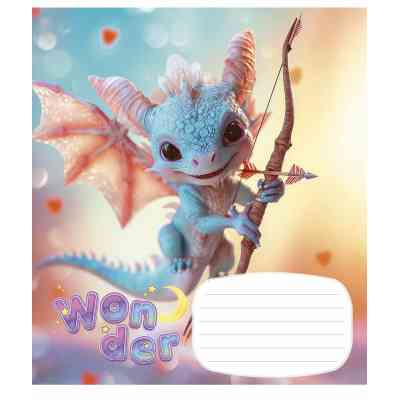 Зошит Школярик Wonderful 12 аркушів клітинка (012-3414K) Вінниця