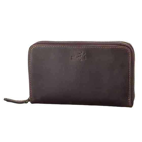 Чоловічий клатч SHVIGEL 11083 шкіряний Коричневий Київ