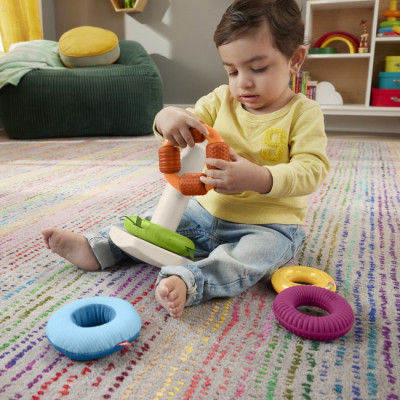 Развивающая игрушка Fisher-Price Пирамидка Развитие сенсорики (HXK47) Винница - изображение 7