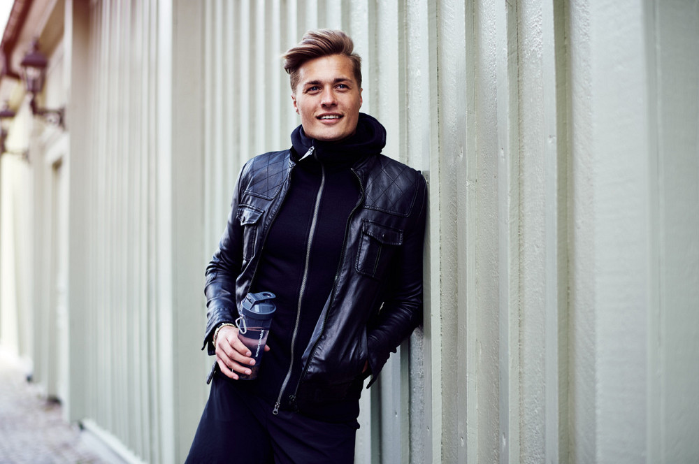 Шейкер спортивний SmartShake Slim 500ml Black Каменское - изображение 9