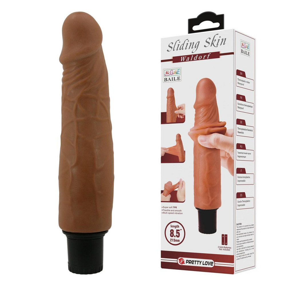 Вибратор - Pretty Love Sliding Skin Waldofr 8.5