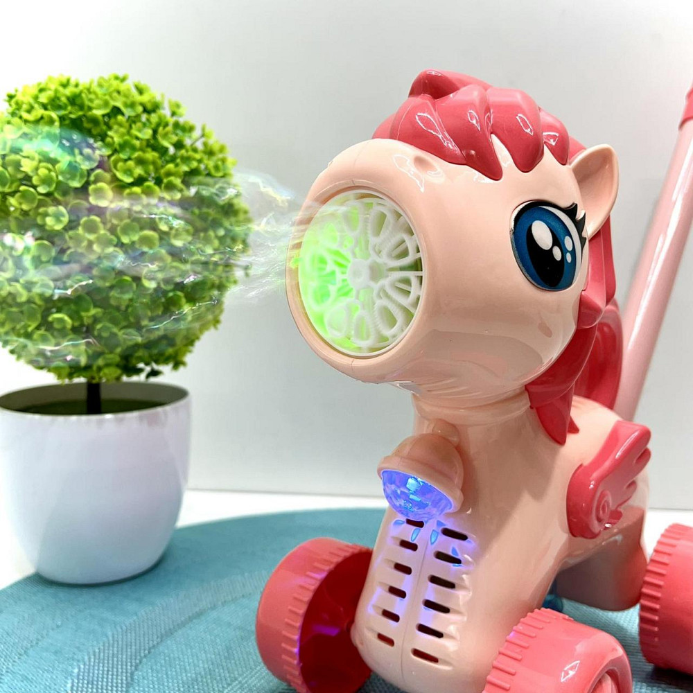 Каталочка з мильними бульбашками з підсвічуванням Поні (8522) Чернігів - фото 4