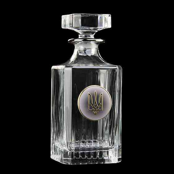 Набір для віскі "Розвідка ЗСУ" 5 предметів Boss Crystal, графін + 4 келиха Рівне