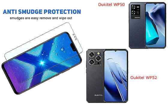 Захисне скло NeoGlass для Oukitel WP50, Oukitel WP52 – надпрозоре та стійке Київ