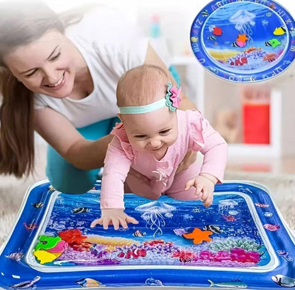 Преміальний дитячий водний ігровий коврик для немовлят.Дитяча іграшка Львів - фото 3