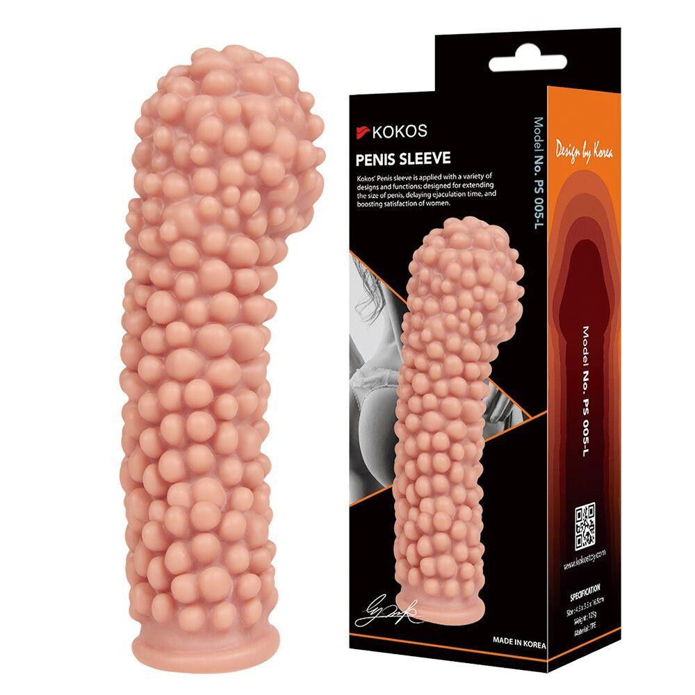 Насадка на член Kokos Penis Sleeve PS 005 L Sex Aura Київ - фото 1