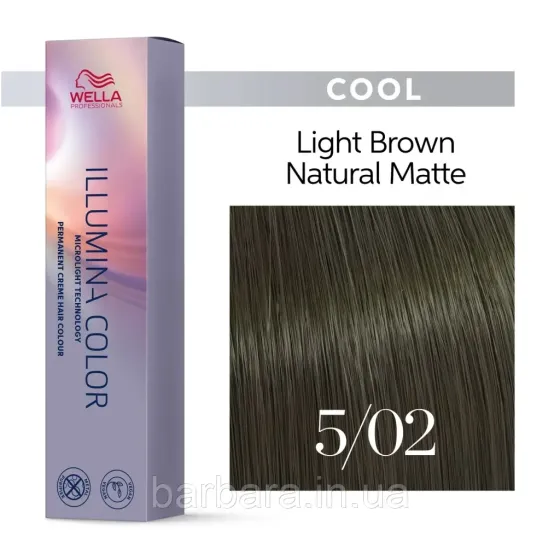 Краска для волос  Wella Illumina Сolor (все тона в ассортименте+2024) 5/02 светло-коричневый  матовый Киев