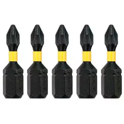 Набір біт DeWALT IMPACT TORSION, ударні, Philips, Ph2, L=25 мм, 5 шт (DT7994T) Вінниця - фото 3