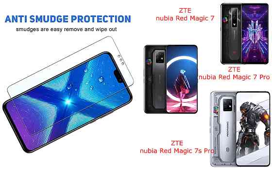 Защитное стекло NeoGlass для ZTE nubia Red Magic 7, 7 Pro, 7s Pro – ультрапрозрачное и устойчивое Киев