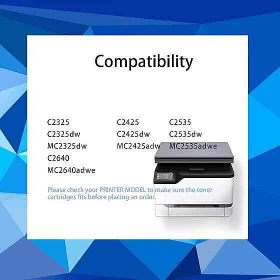 Б/У Комплект пустих картриджів SANCTink C2320 для лазерных принтеров Lexmark C2320K0 C2320C0 C2320M0 C2320Y0 MC2325adw MC2325 Днепр